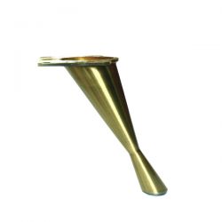 Ножка H=180 мм, 65x19 мм,золото, сталь KM461