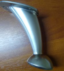 Ножка H=95 мм, сатин, сталь